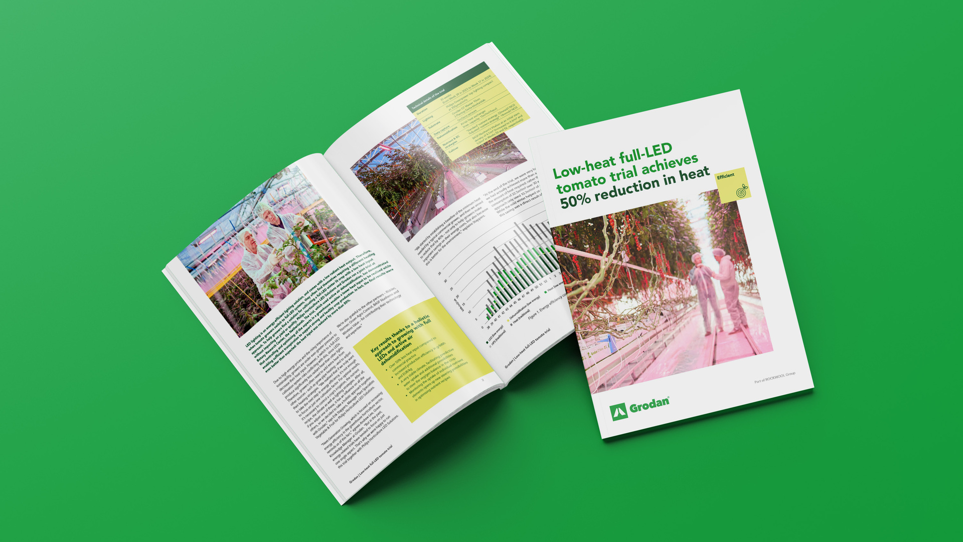 Whitepaper: Low-heat full-LED tomato trial achieves 50% reduction in heat